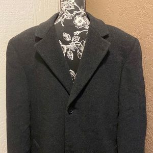 Calvin Klein 44” length wool overcoat size 40R